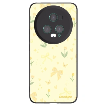 Picasee silikónový čierny obal pre Honor Magic5 Pro - Honey Blossom