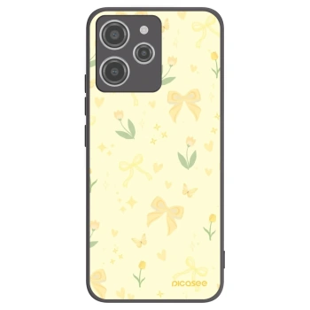 Picasee silikónový čierny obal pre Xiaomi Redmi 12 4G - Honey Blossom