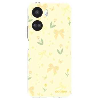 Picasee silikónový prehľadný obal pre Honor 90 Lite 5G - Honey Blossom