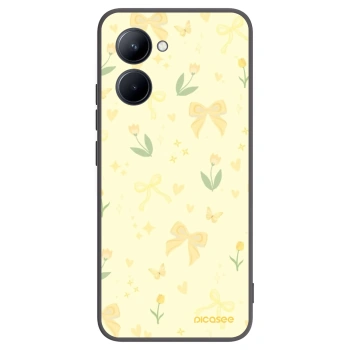 Picasee silikónový čierny obal pre Realme C33 (2023) - Honey Blossom