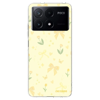 Picasee silikónový prehľadný obal pre Xiaomi Poco X6 Pro - Honey Blossom