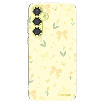 Picasee silikónový prehľadný obal pre Samsung Galaxy A35 5G A356B - Honey Blossom