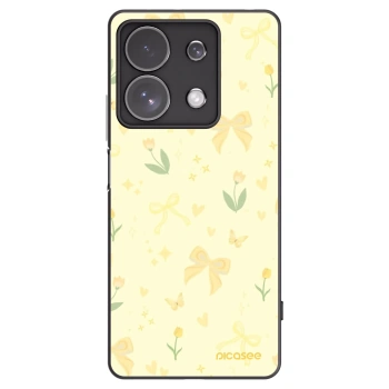 Picasee silikónový čierny obal pre Xiaomi Redmi Note 13 Pro 4G - Honey Blossom