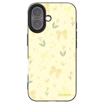 Picasee silikónový čierny obal pre Apple iPhone 16 - Honey Blossom