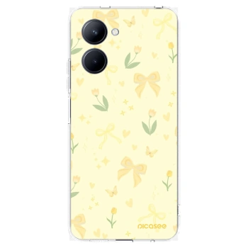 Picasee silikónový prehľadný obal pre Realme C33 (2023) - Honey Blossom
