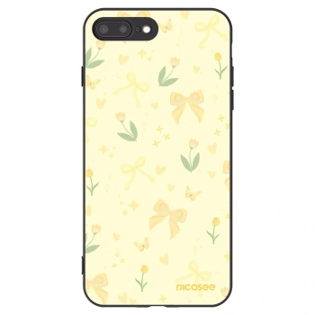 Picasee silikónový čierny obal pre Apple iPhone 8 Plus - Honey Blossom