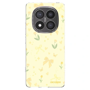 Picasee silikónový prehľadný obal pre Xiaomi Redmi Note 14 Pro+ 5G - Honey Blossom