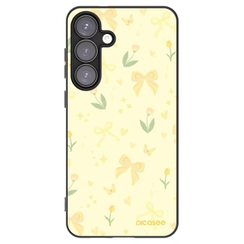 Picasee silikónový čierny obal pre Samsung Galaxy S25+ 5G - Honey Blossom