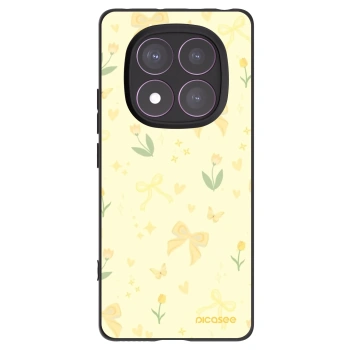 Picasee silikónový čierny obal pre Xiaomi Redmi Note 14 Pro 4G - Honey Blossom