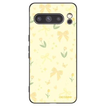 Picasee silikónový čierny obal pre Google Pixel 8 Pro - Honey Blossom