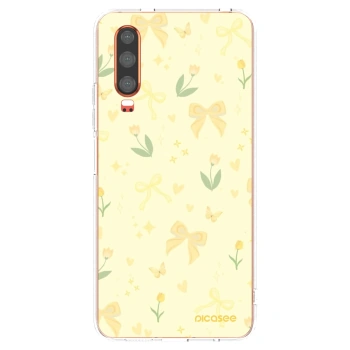 Picasee silikónový prehľadný obal pre Huawei P30 - Honey Blossom