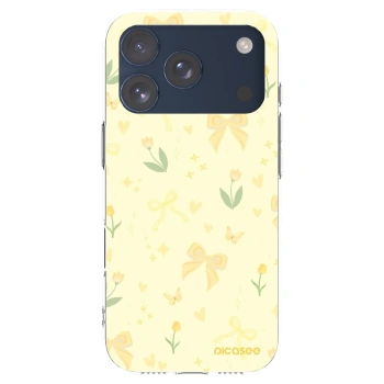 Picasee silikónový prehľadný obal pre Apple iPhone 17 Pro - Honey Blossom