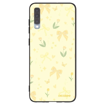 Picasee silikónový čierny obal pre Samsung Galaxy A70 A705F - Honey Blossom