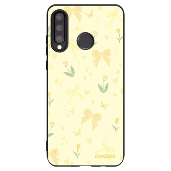 Picasee silikónový čierny obal pre Huawei P30 Lite - Honey Blossom