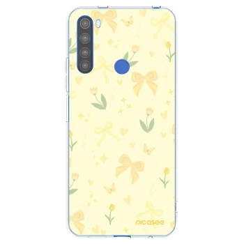 Picasee silikónový prehľadný obal pre Xiaomi Redmi Note 8T - Honey Blossom