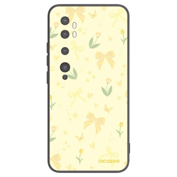 Picasee silikónový čierny obal pre Xiaomi Mi Note 10 (Pro) - Honey Blossom