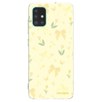 Picasee silikónový prehľadný obal pre Samsung Galaxy A51 A515F - Honey Blossom