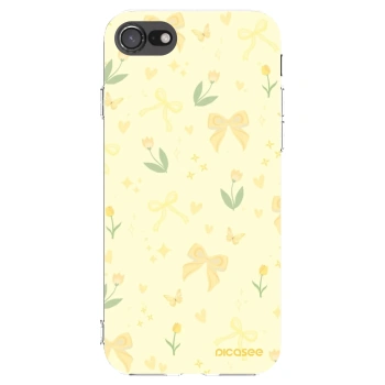 Picasee silikónový prehľadný obal pre Apple iPhone SE 2020 - Honey Blossom