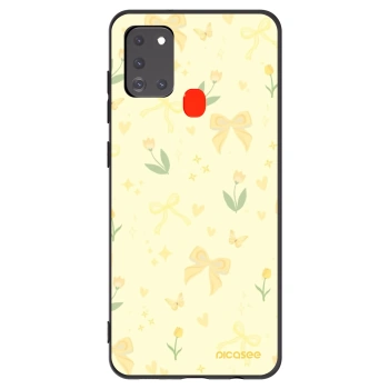 Picasee silikónový čierny obal pre Samsung Galaxy A21s - Honey Blossom