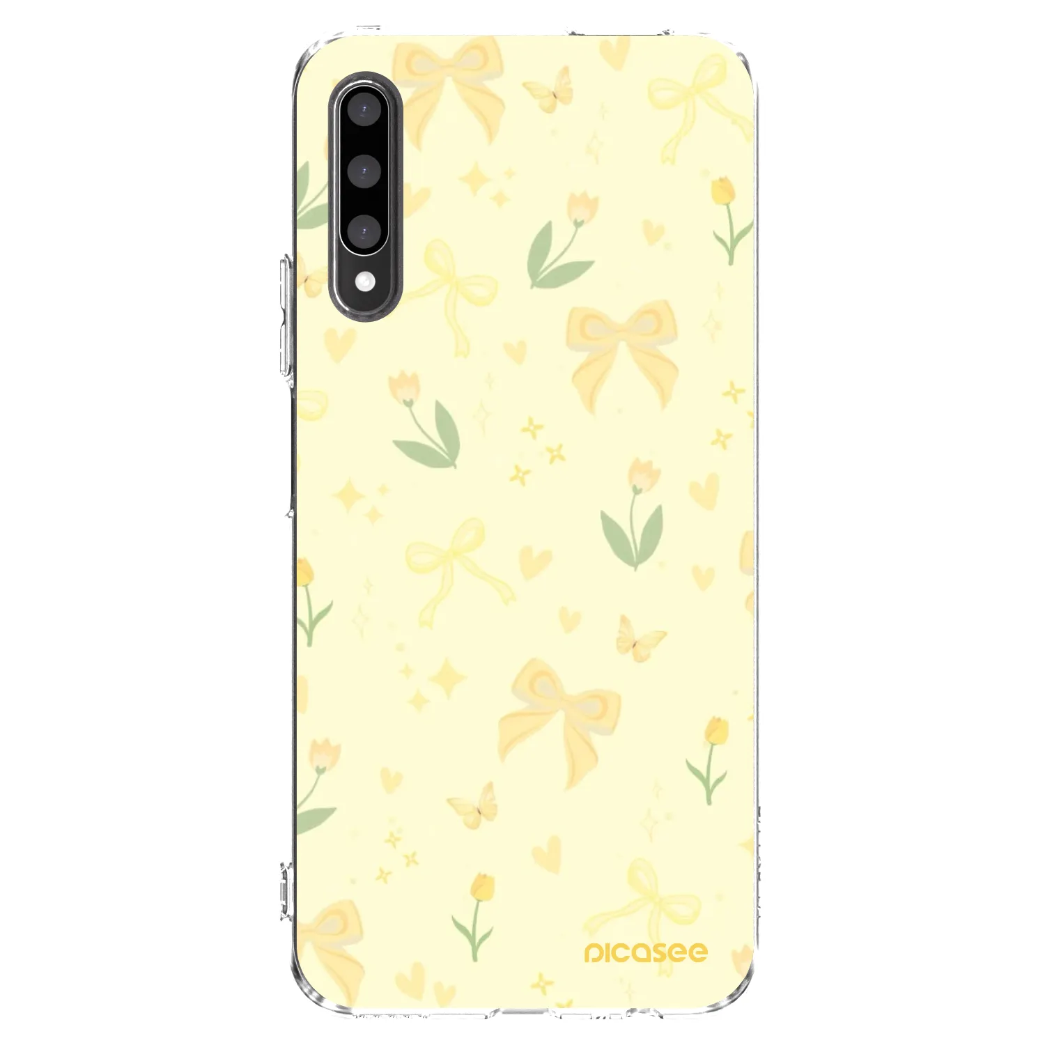 Picasee silikónový prehľadný obal pre Honor 9X Pro - Honey Blossom