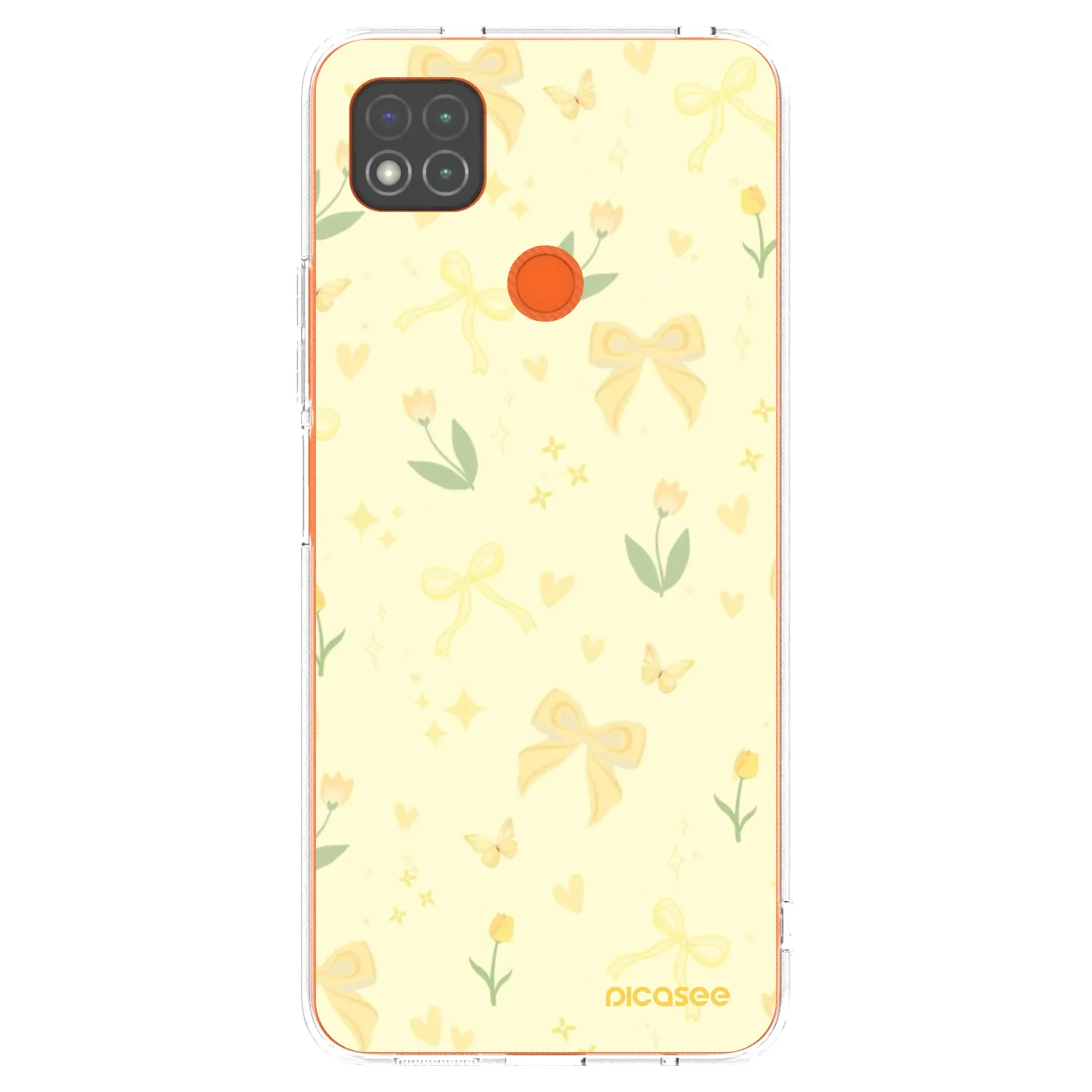Picasee silikónový prehľadný obal pre Xiaomi Redmi 9C - Honey Blossom