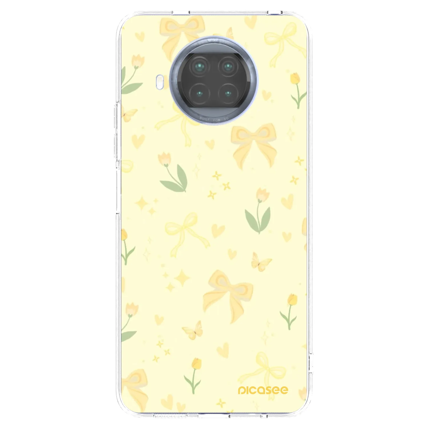 Picasee silikónový prehľadný obal pre Xiaomi Mi 10T Lite - Honey Blossom
