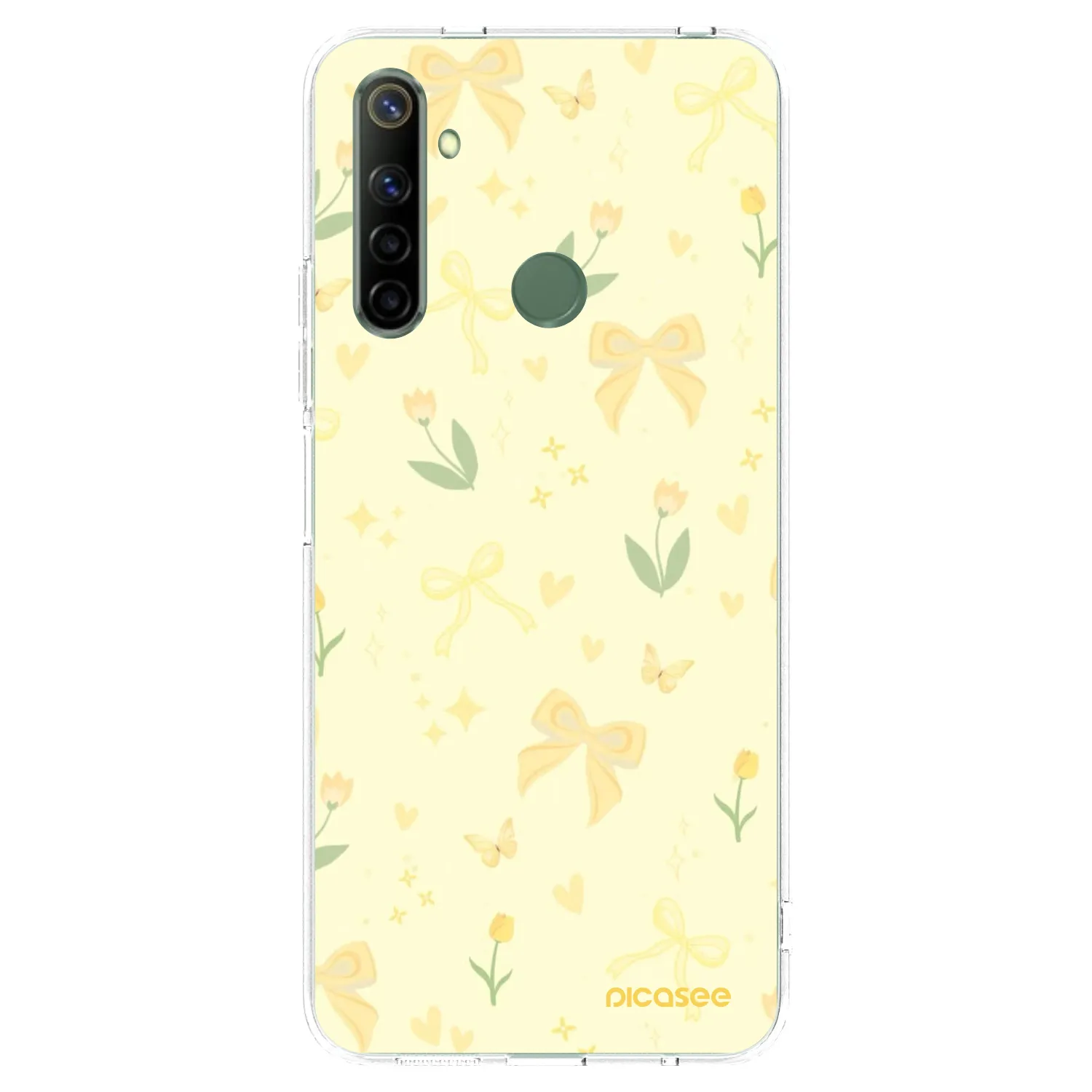 Picasee silikónový prehľadný obal pre Realme 6i - Honey Blossom