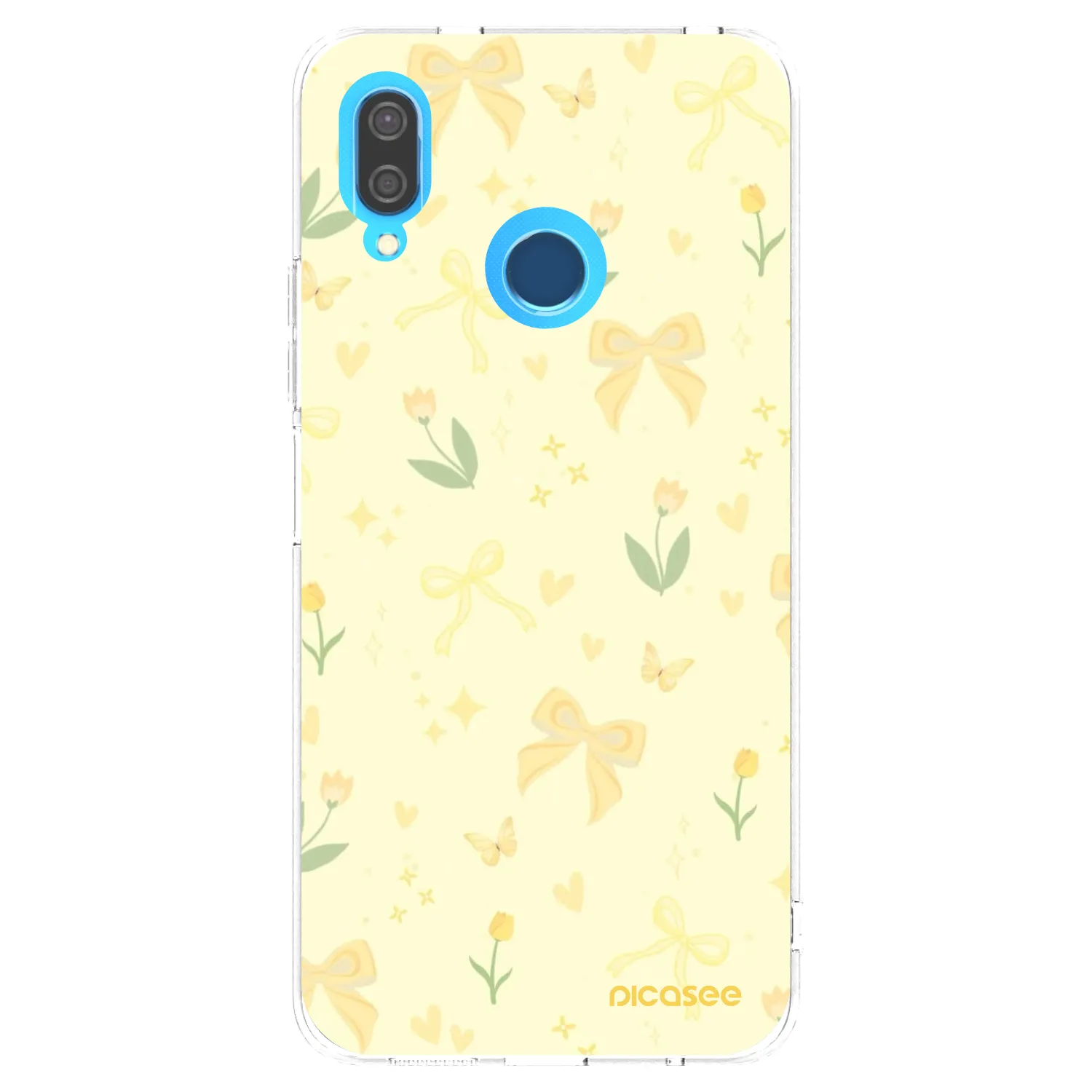 Picasee silikónový prehľadný obal pre Huawei P20 Lite - Honey Blossom