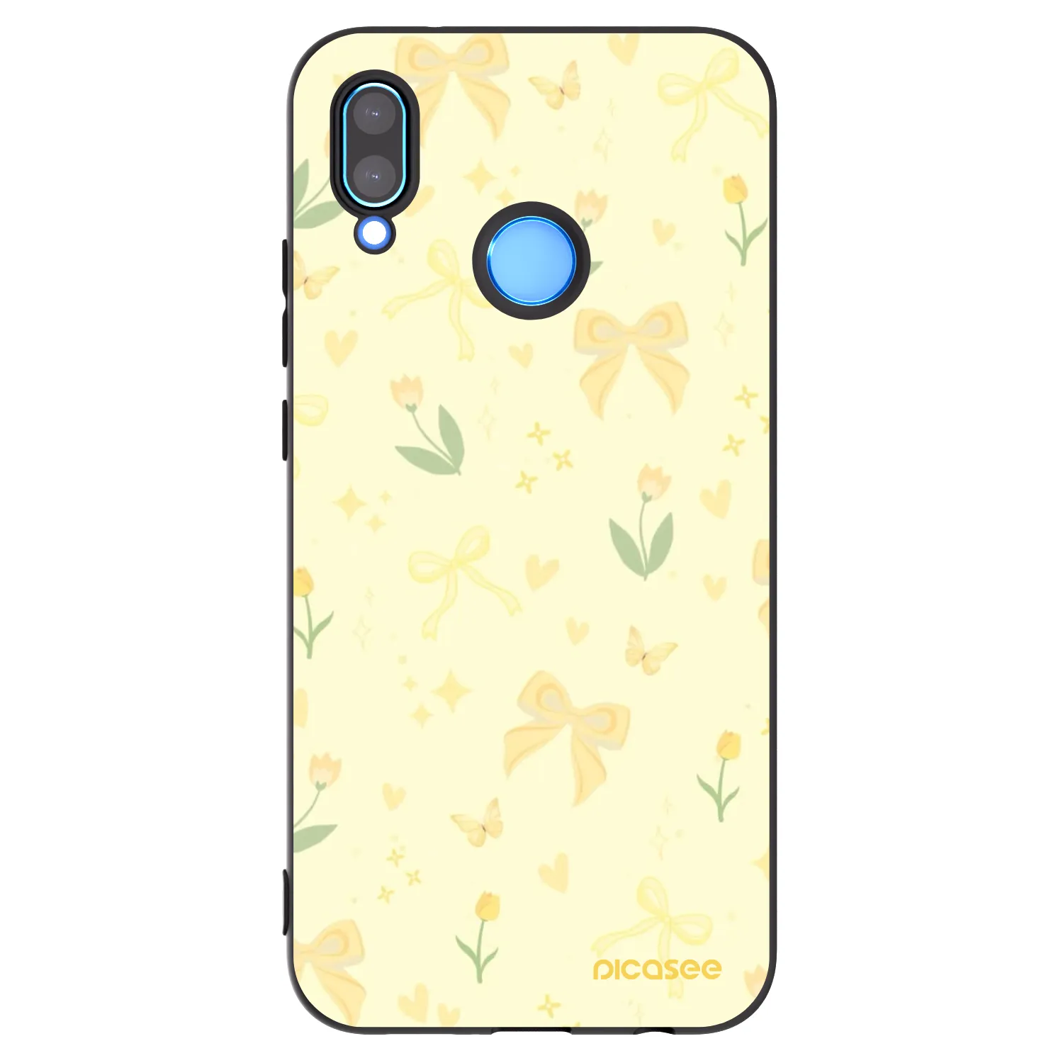 Picasee silikónový čierny obal pre Huawei P20 Lite - Honey Blossom