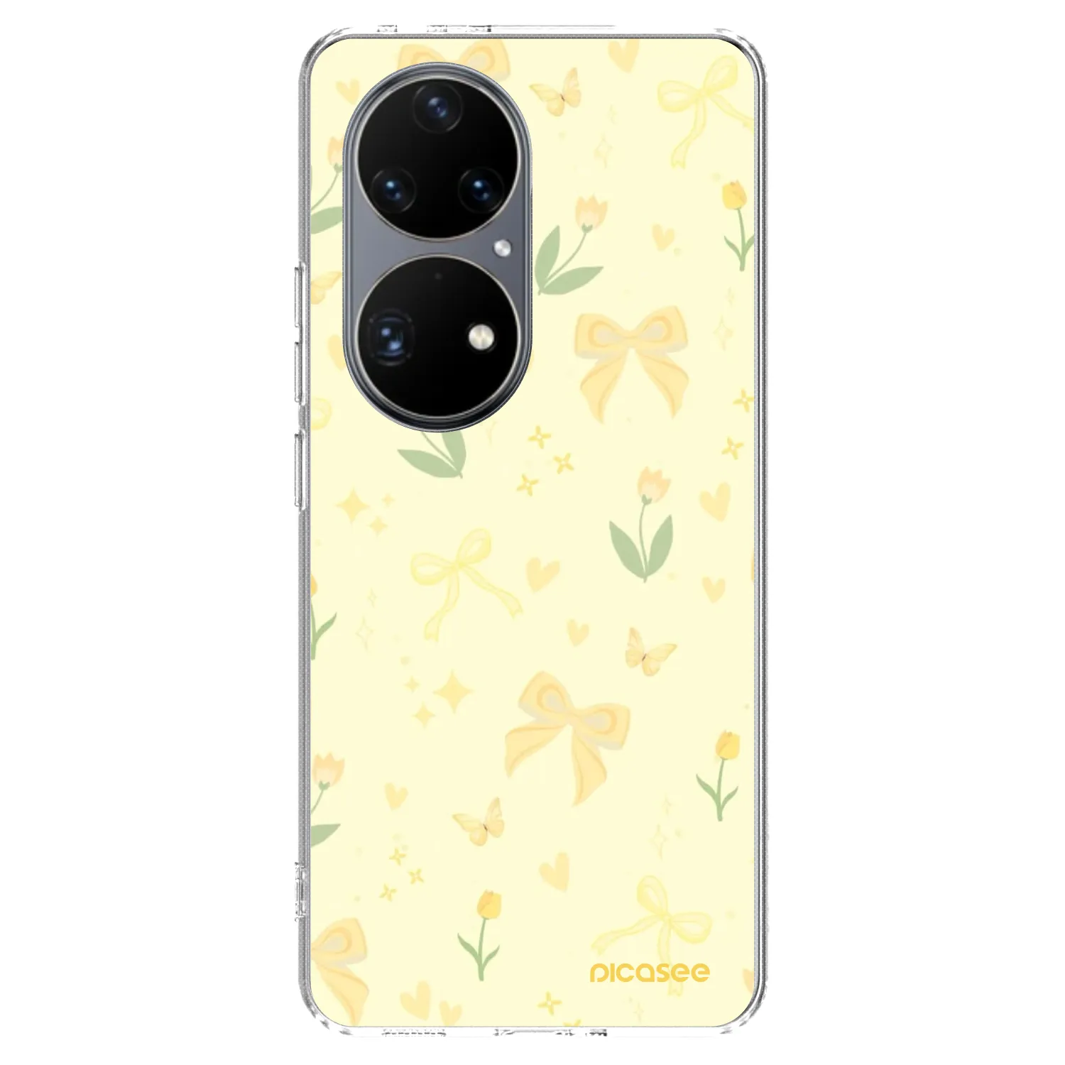 Picasee silikónový prehľadný obal pre Huawei P50 - Honey Blossom