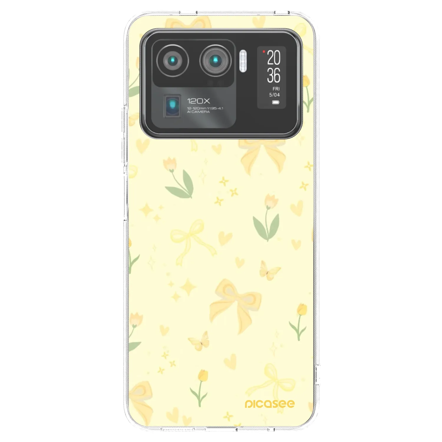 Picasee silikónový prehľadný obal pre Xiaomi Mi 11 Ultra - Honey Blossom