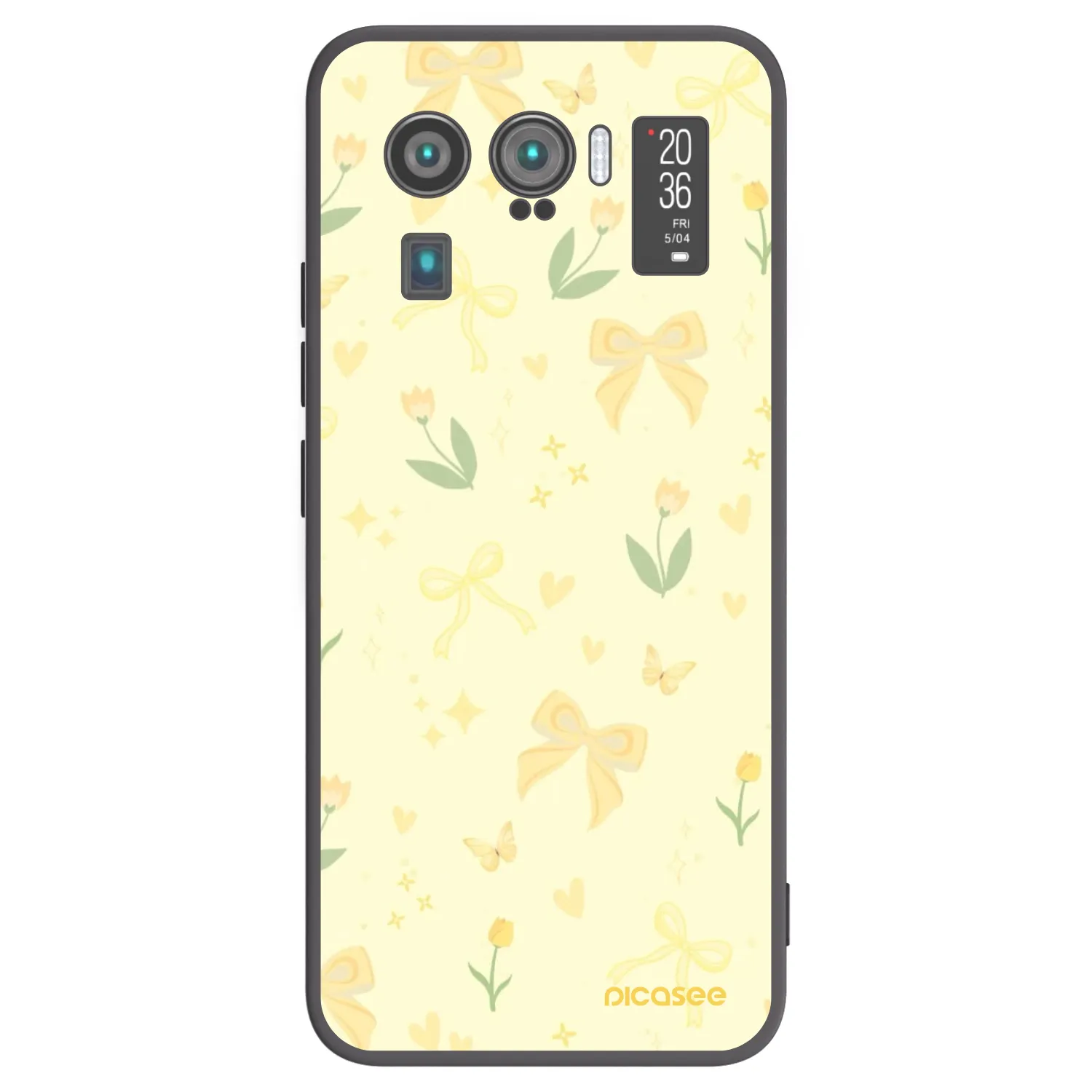 Picasee silikónový čierny obal pre Xiaomi Mi 11 Ultra - Honey Blossom