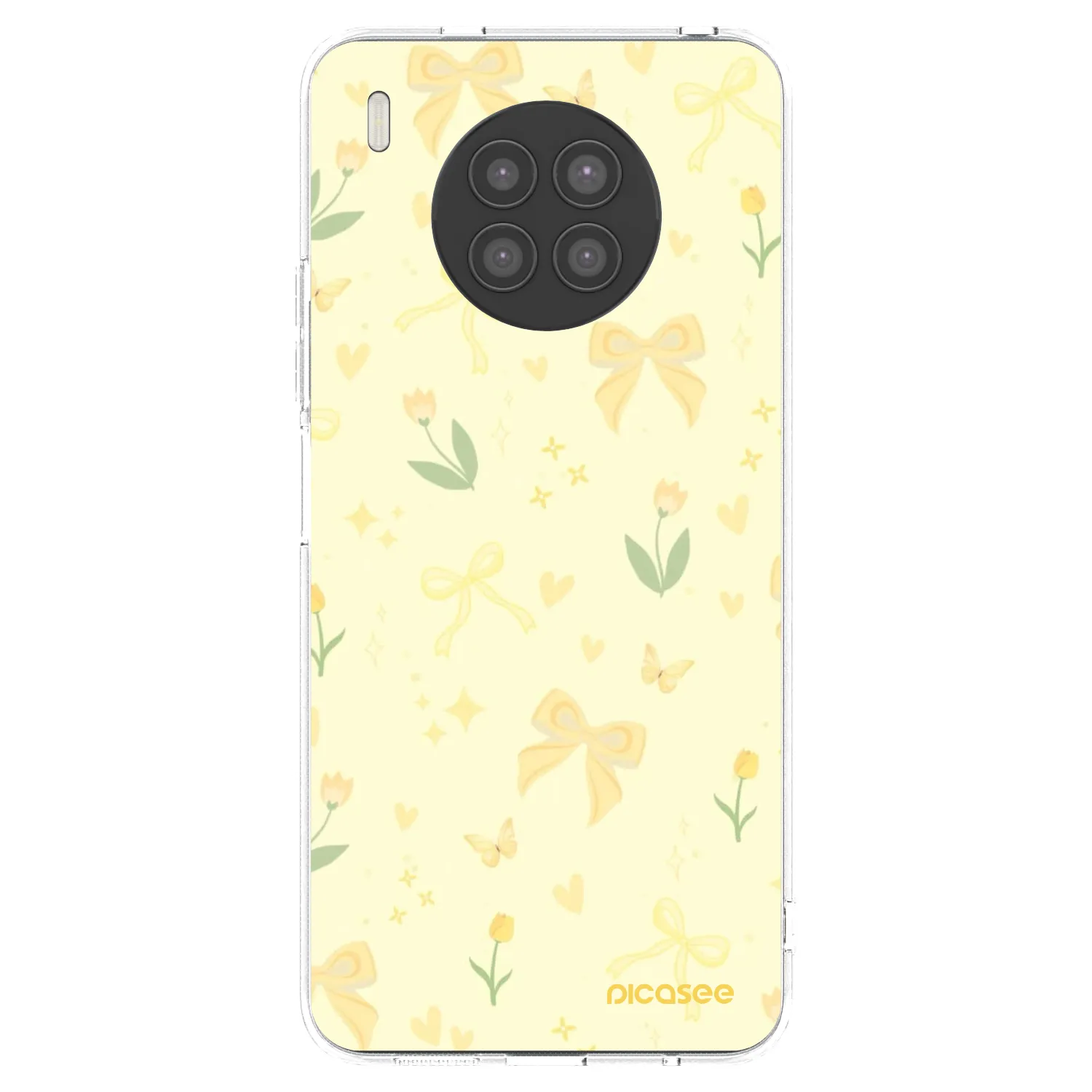Picasee silikónový prehľadný obal pre Huawei Nova 8i - Honey Blossom