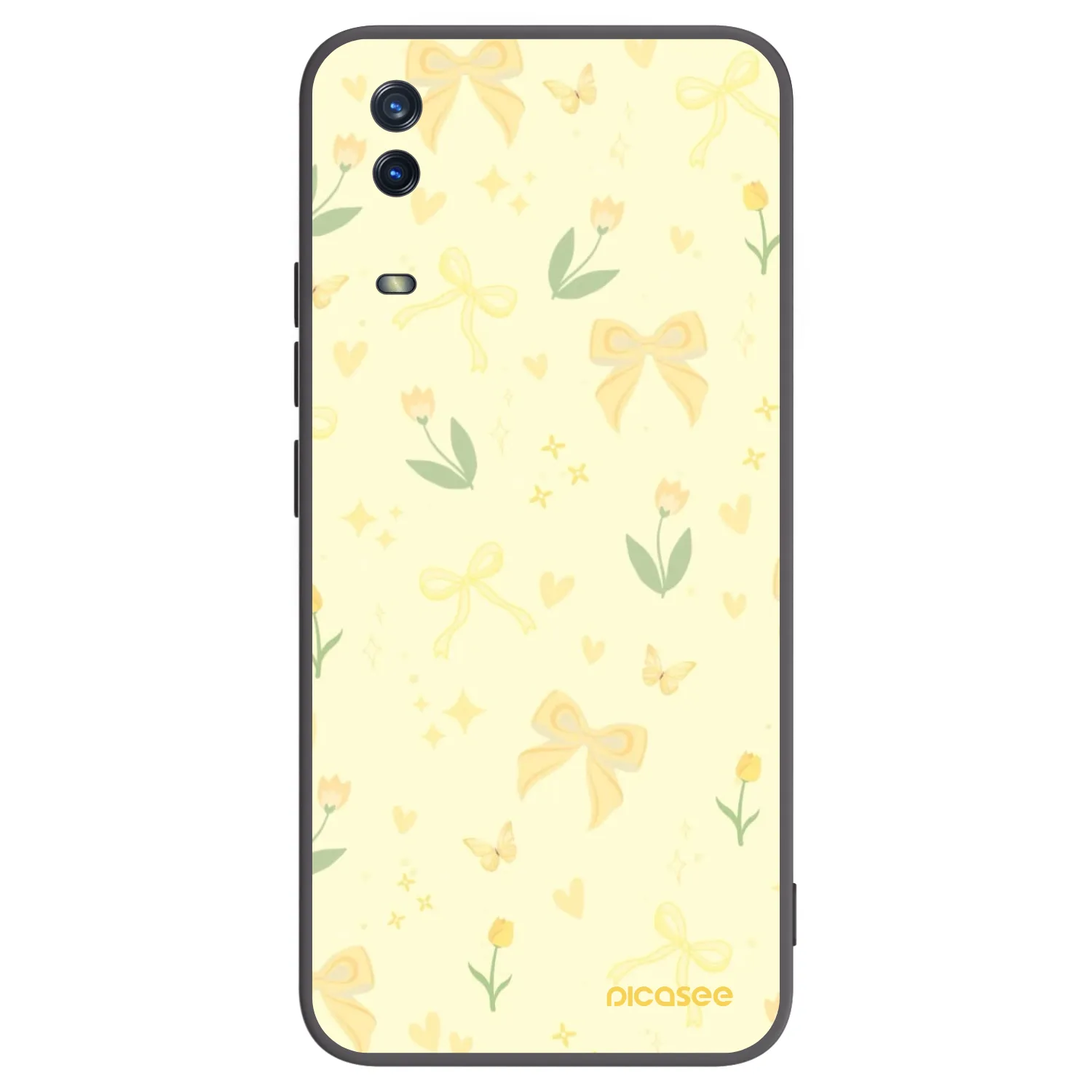 Picasee silikónový čierny obal pre Vivo Y11s - Honey Blossom