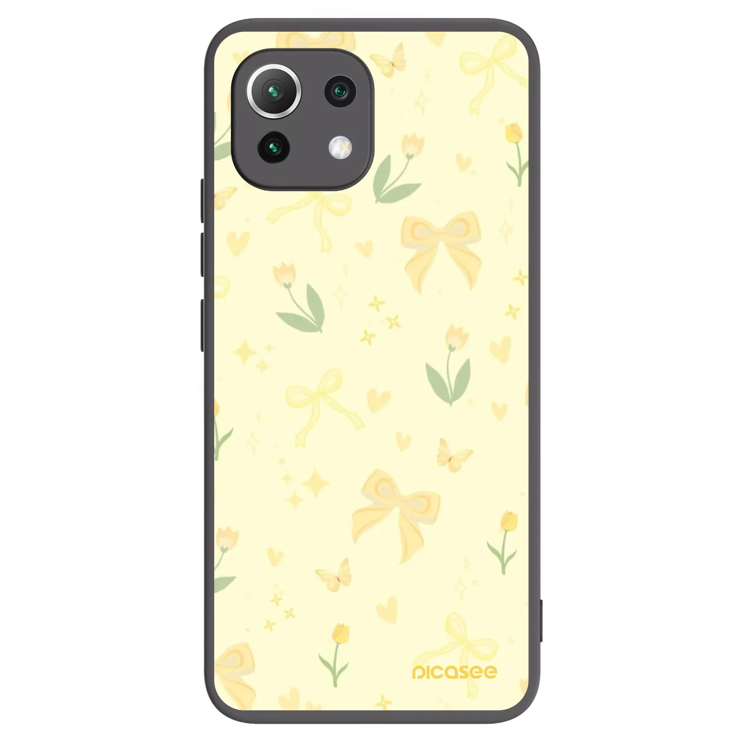Picasee silikónový čierny obal pre Xiaomi 11 Lite 5G NE - Honey Blossom
