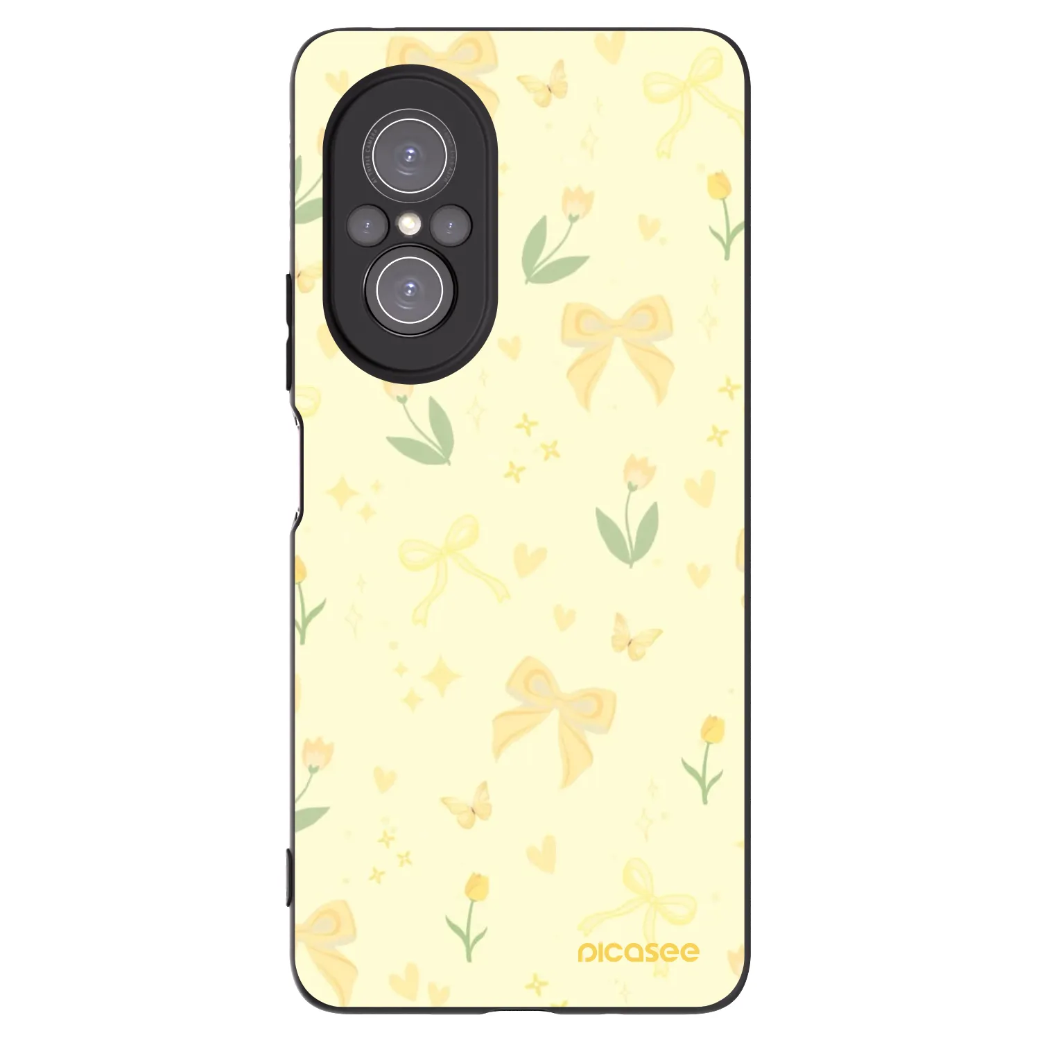 Picasee silikónový čierny obal pre Huawei Nova 9 SE - Honey Blossom