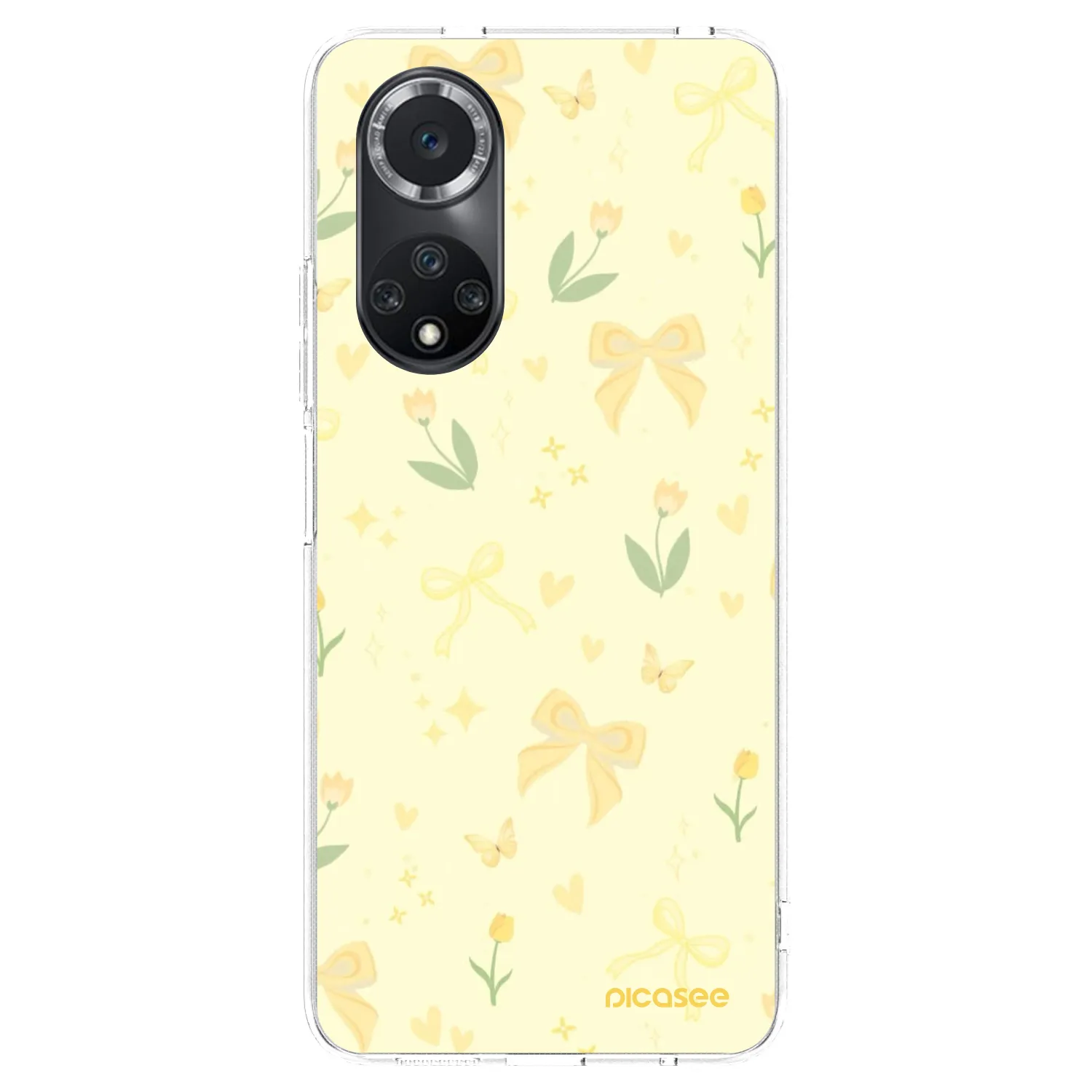 Picasee silikónový prehľadný obal pre Huawei Nova 9 SE - Honey Blossom