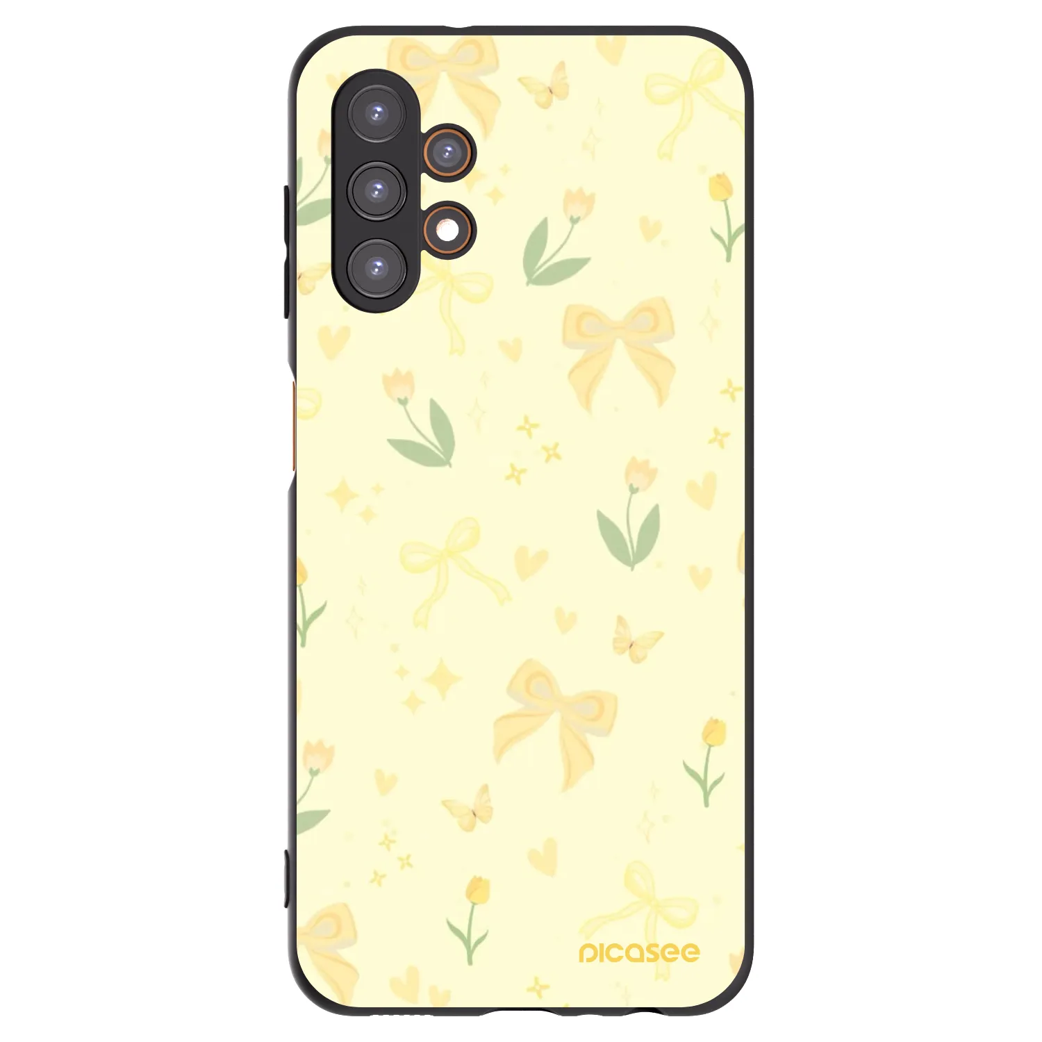 Picasee silikónový čierny obal pre Samsung Galaxy A13 4G A135 - Honey Blossom