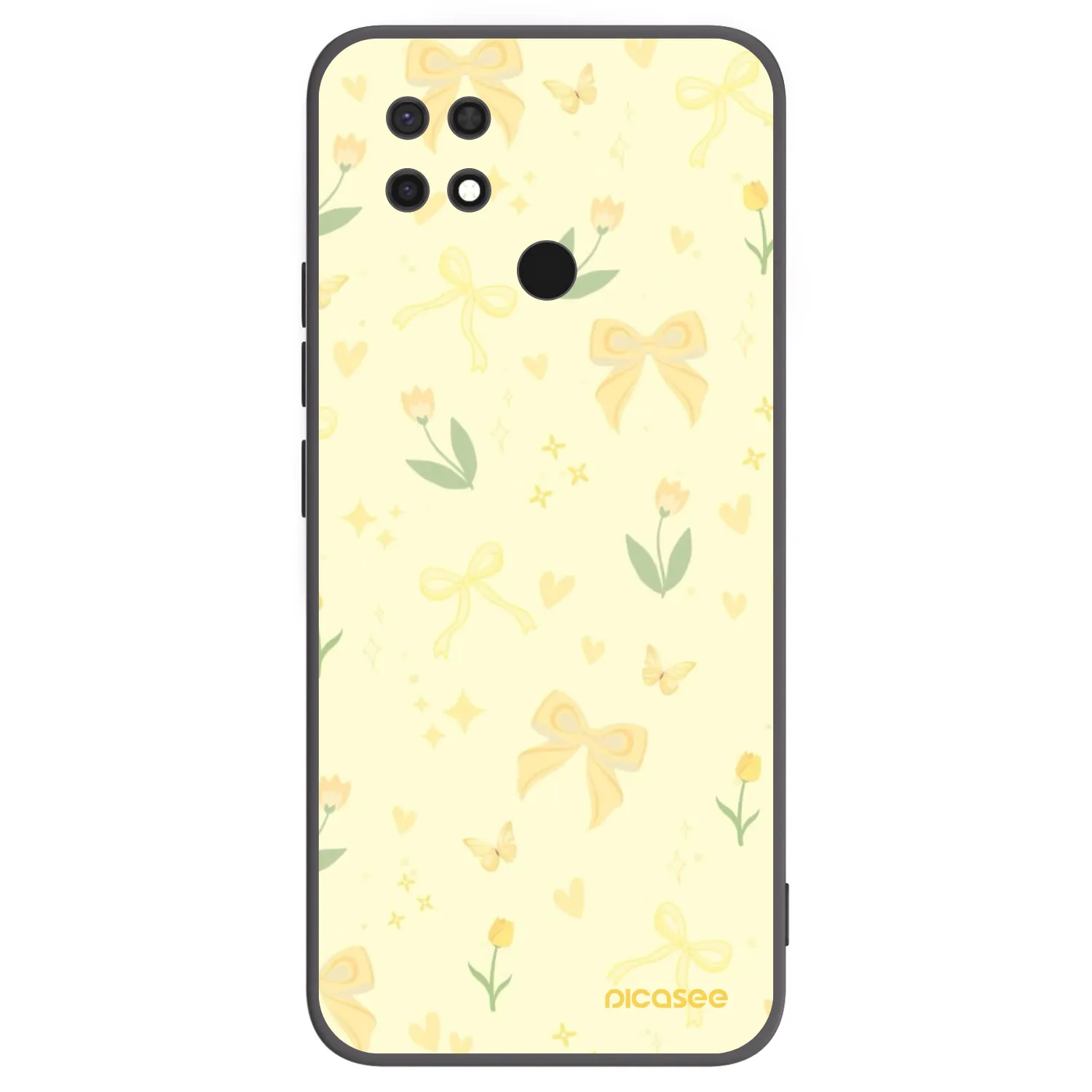 Picasee silikónový čierny obal pre Xiaomi Redmi 10C - Honey Blossom