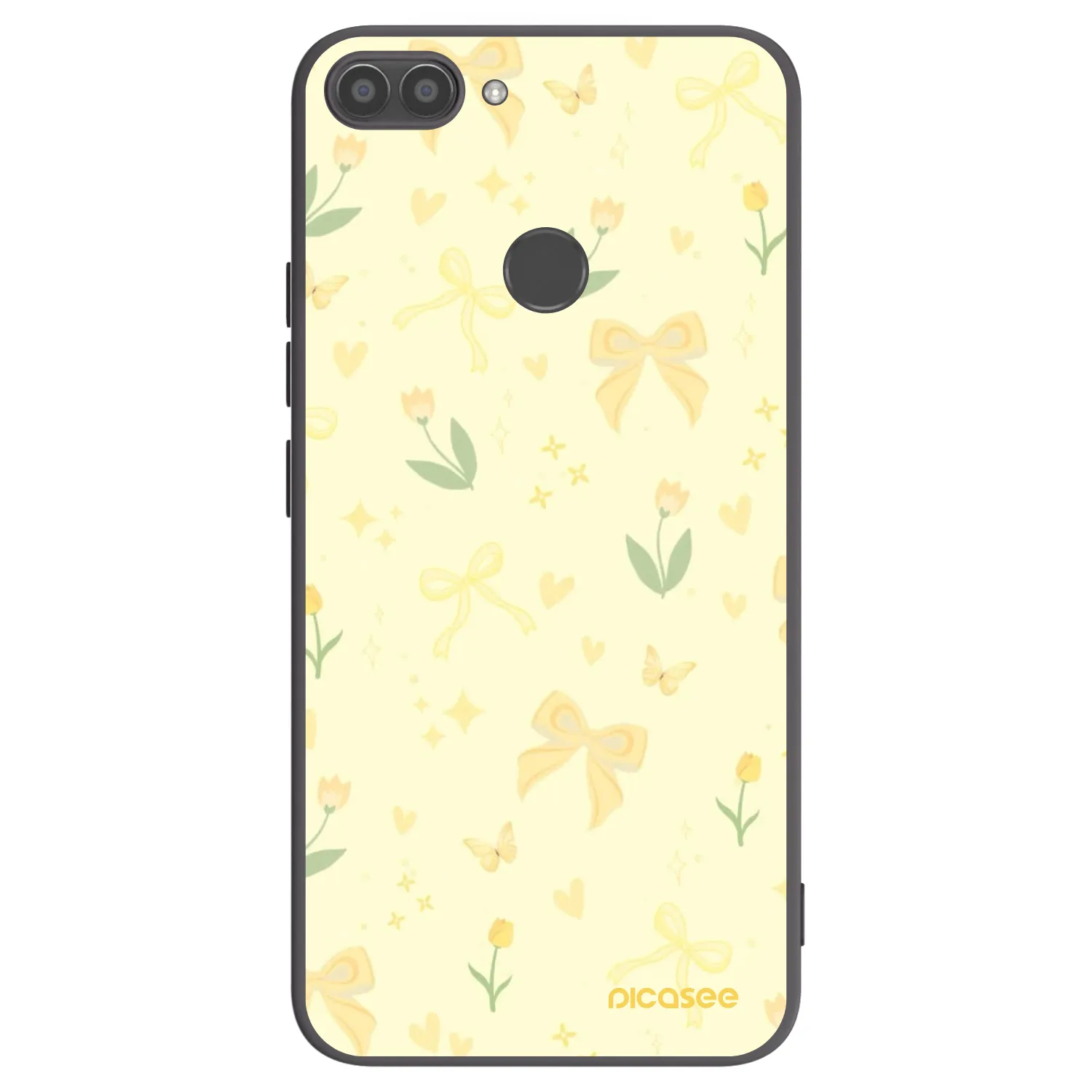 Picasee silikónový čierny obal pre Huawei P Smart - Honey Blossom