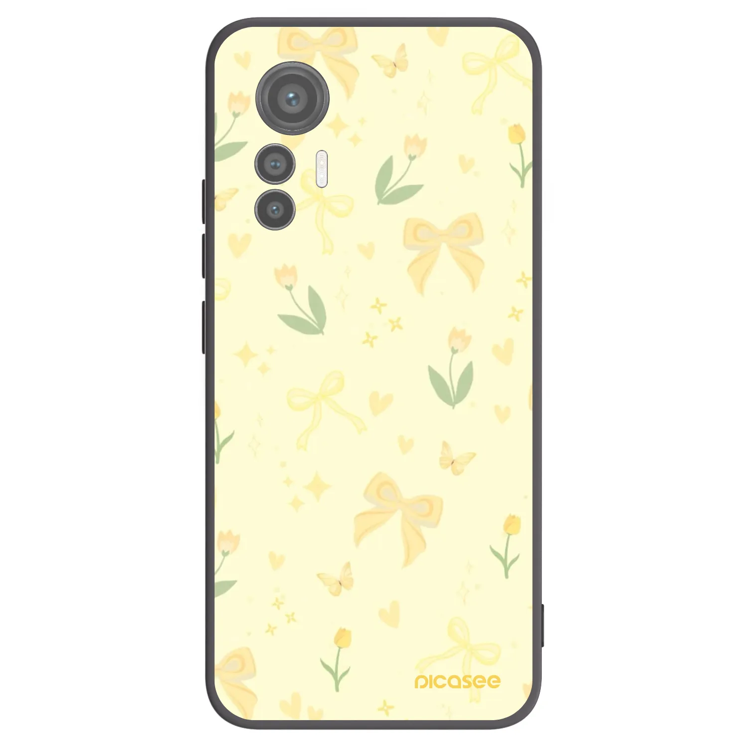 Picasee silikónový čierny obal pre Xiaomi 12 Lite - Honey Blossom
