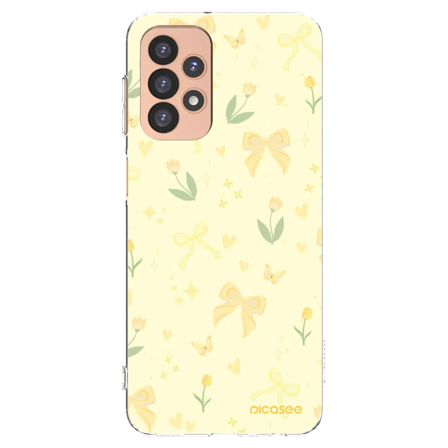 Picasee silikónový prehľadný obal pre Samsung Galaxy A23 A236B 5G - Honey Blossom