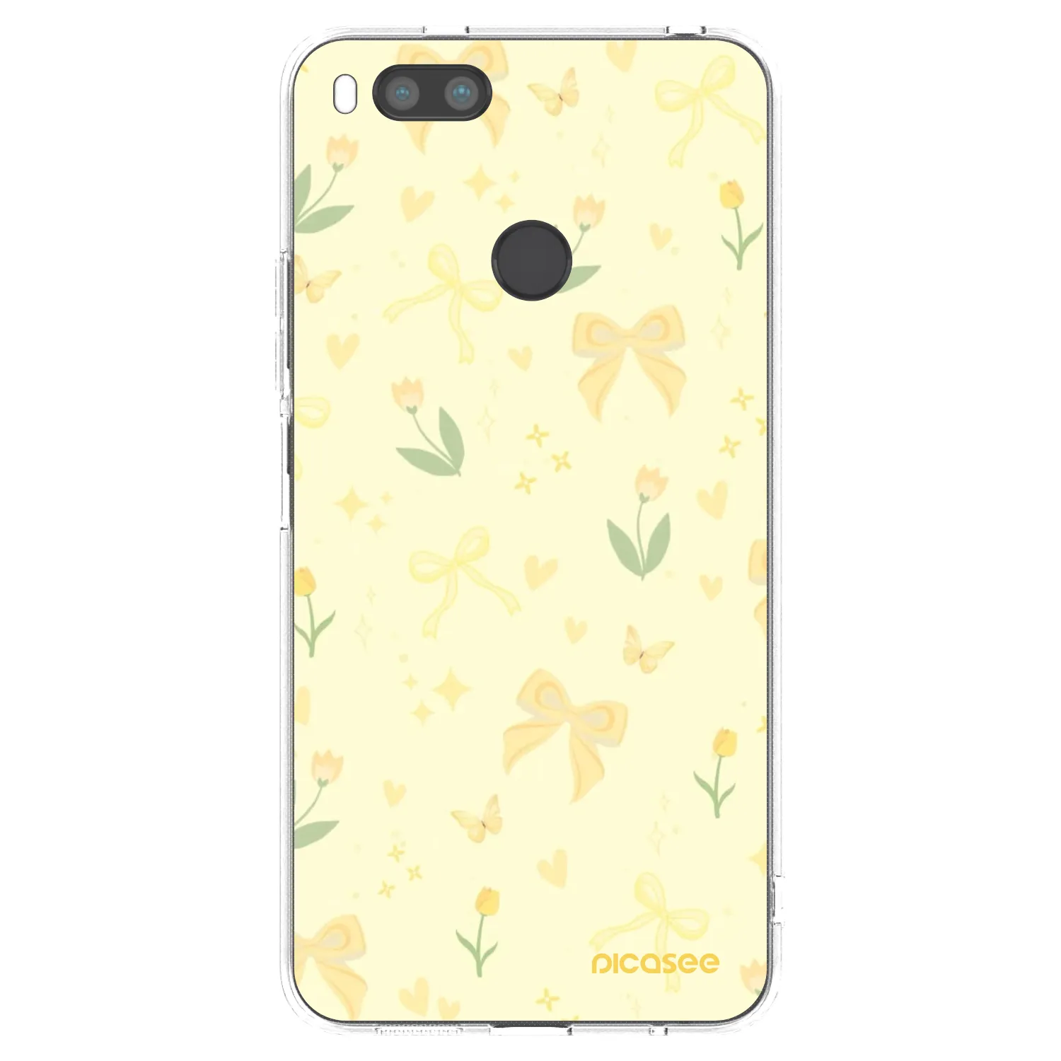 Picasee silikónový prehľadný obal pre Xiaomi Redmi A1 - Honey Blossom