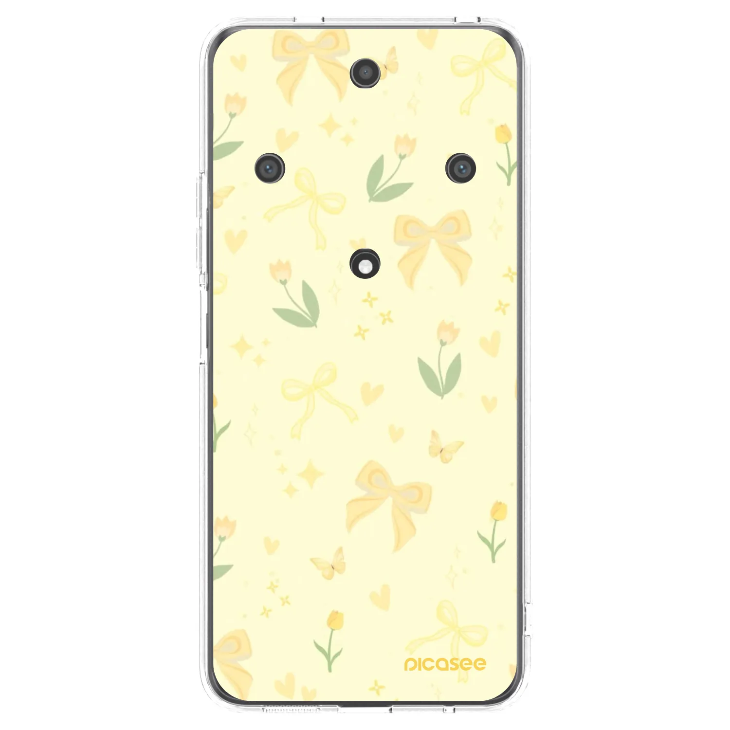 Picasee silikónový prehľadný obal pre Honor Magic5 Lite 5G - Honey Blossom