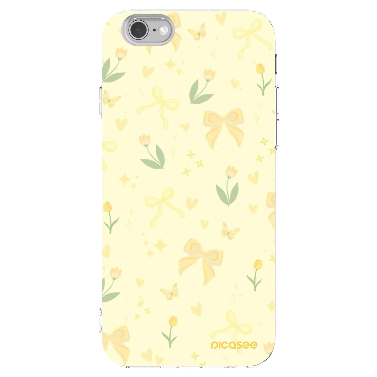Picasee silikónový prehľadný obal pre Apple iPhone 6/6S - Honey Blossom