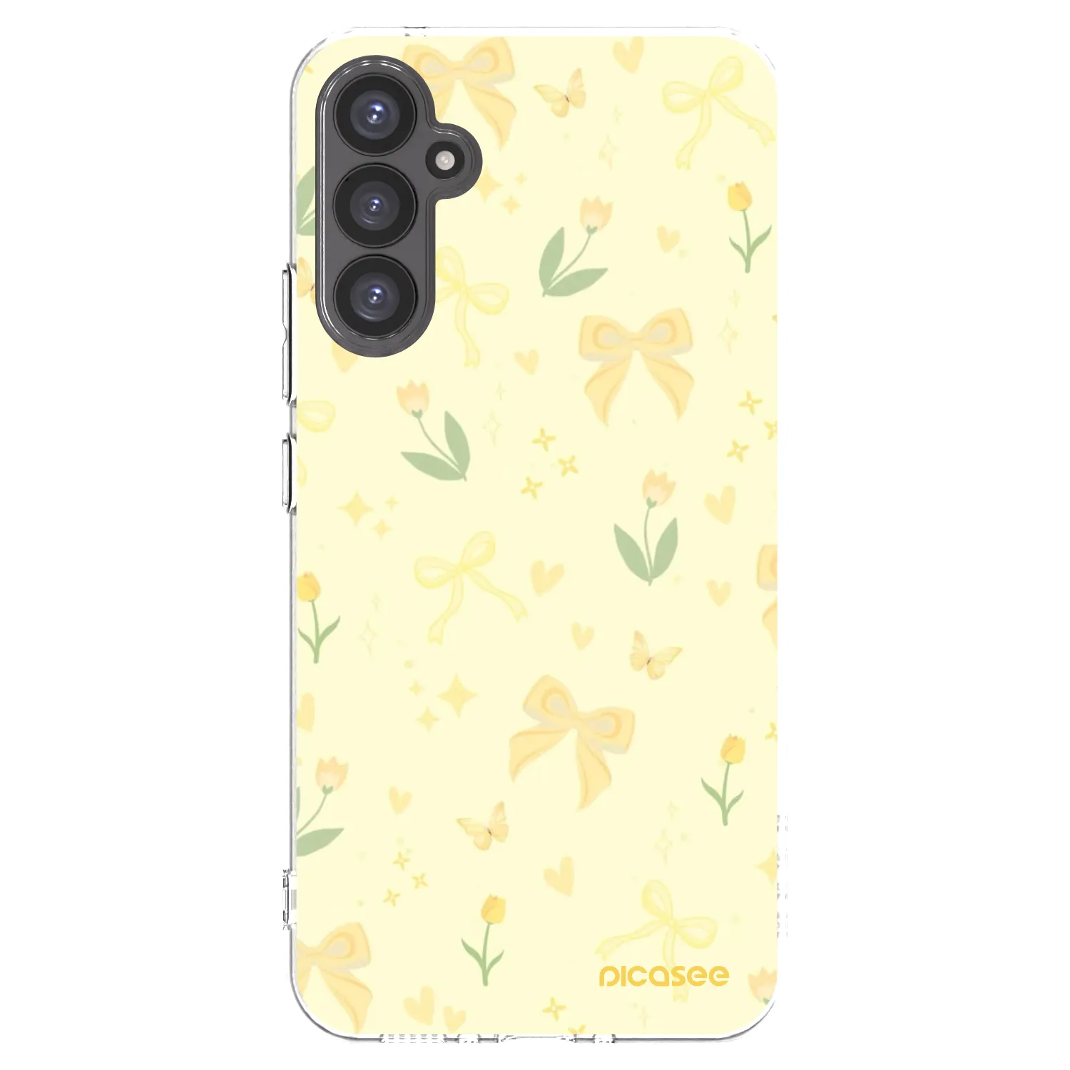 Picasee silikónový prehľadný obal pre Samsung Galaxy A34 5G A346B - Honey Blossom