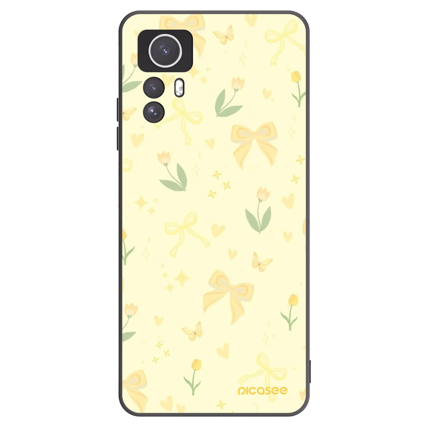Picasee silikónový čierny obal pre Xiaomi Redmi Note 12S - Honey Blossom