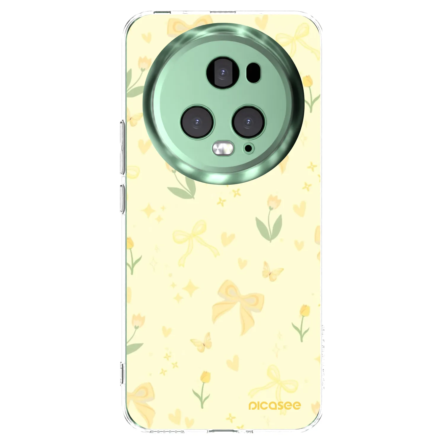 Picasee silikónový prehľadný obal pre Honor Magic5 Pro - Honey Blossom