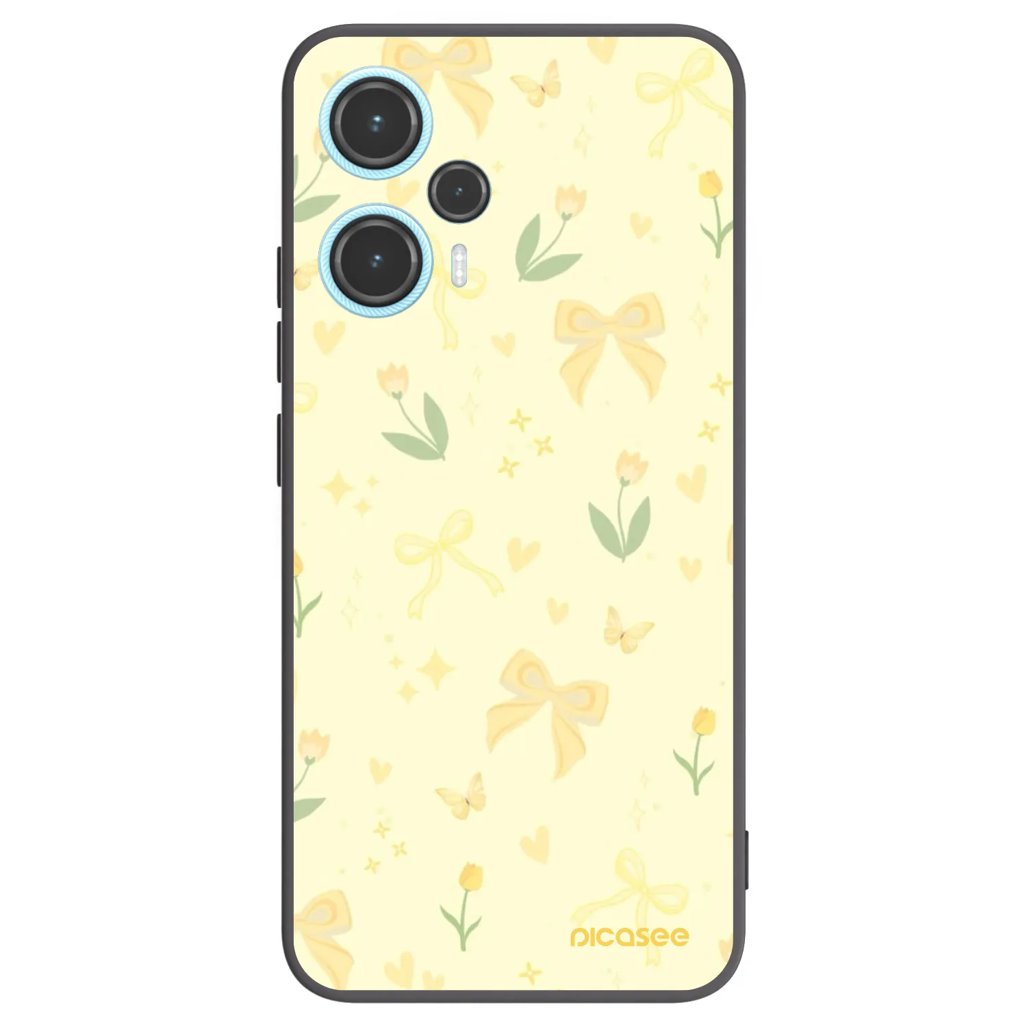 Picasee silikónový čierny obal pre Xiaomi Poco F5 - Honey Blossom