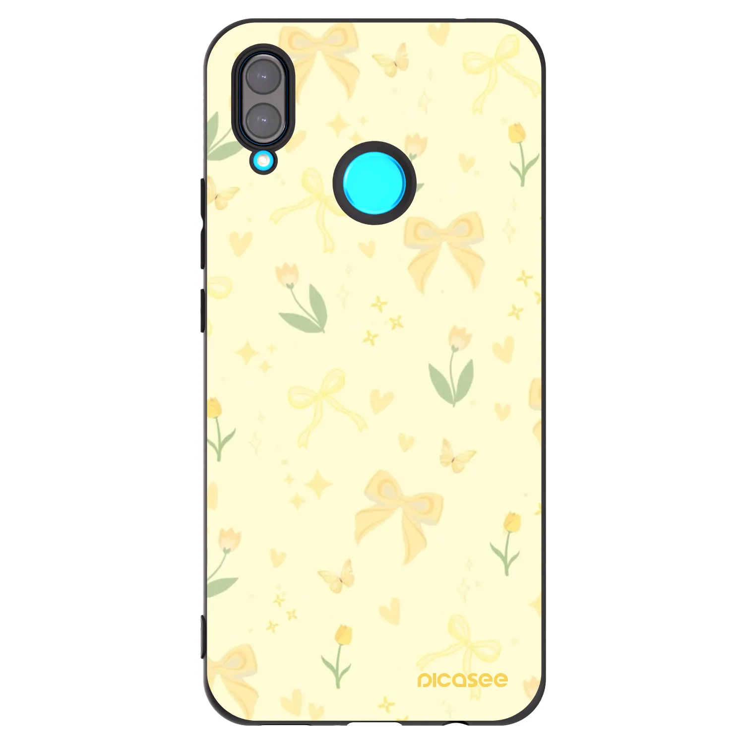 Picasee silikónový čierny obal pre Huawei Nova 3i - Honey Blossom